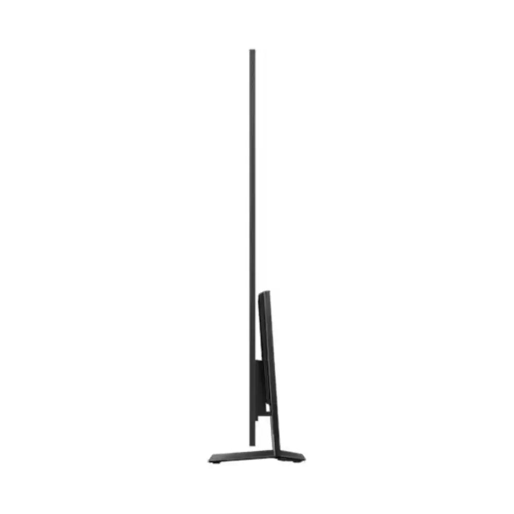 Samsung Neo QLED 8K TV side view with slim profile and center stand