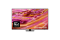 Samsung Neo QLED 4K TV front view, colorful display, slim stand