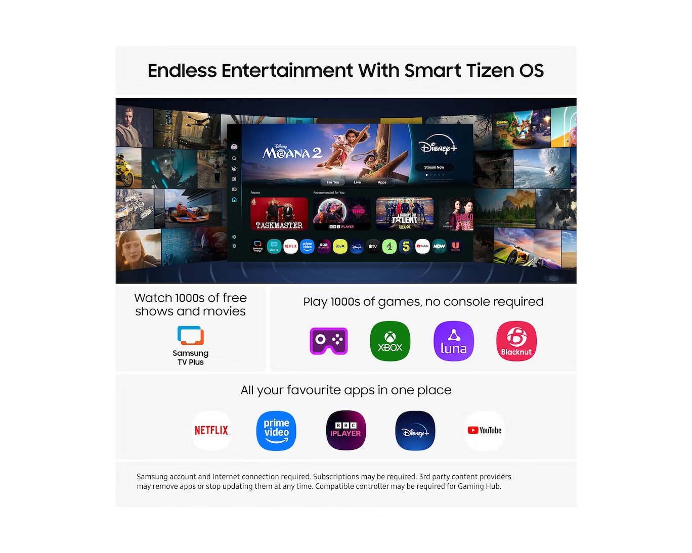 Samsung QE65S85FAEXXU, 65 Inch OLED 4K AI Smart TV
