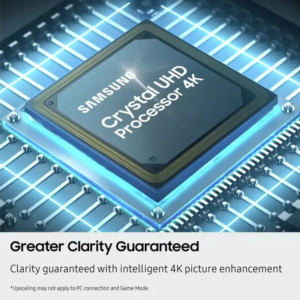 Samsung Crystal UHD processor chip on circuit board