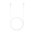 White USB-C to USB-C cable with two connectors, 1.8m length