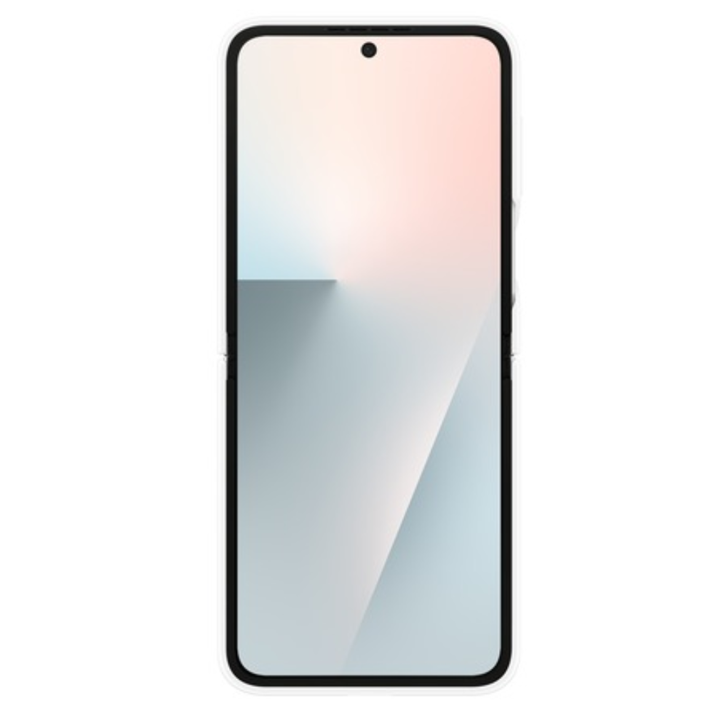 White silicone case with ring, form-fitting cover for a fold phone