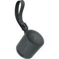 Sony SRS-XB100 portable Bluetooth speaker, dark gray with carry strap