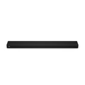 LG soundbar, slim black speaker bar with front control buttons
