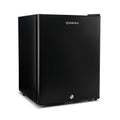 Black Subcold Aire40 LED mini fridge with hinged door, compact countertop design