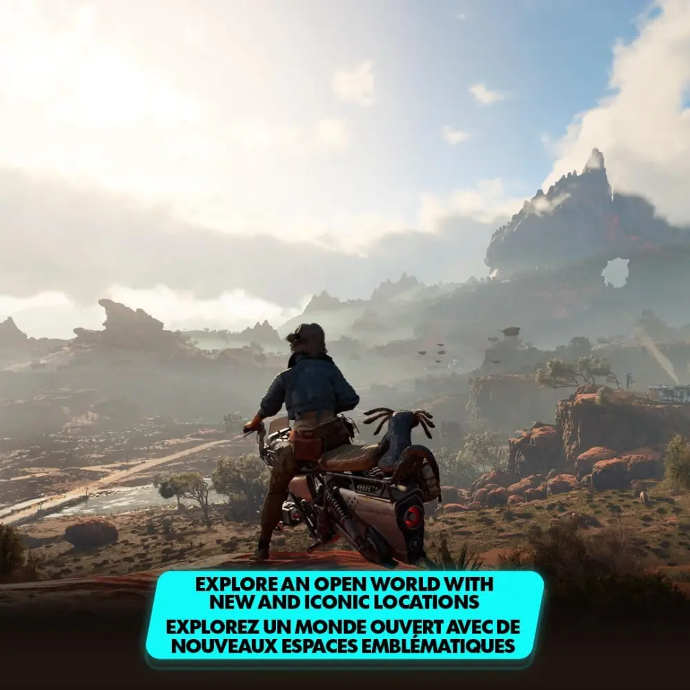 Star Wars Outlaws game for Xbox Series X character standing in a wide open world
