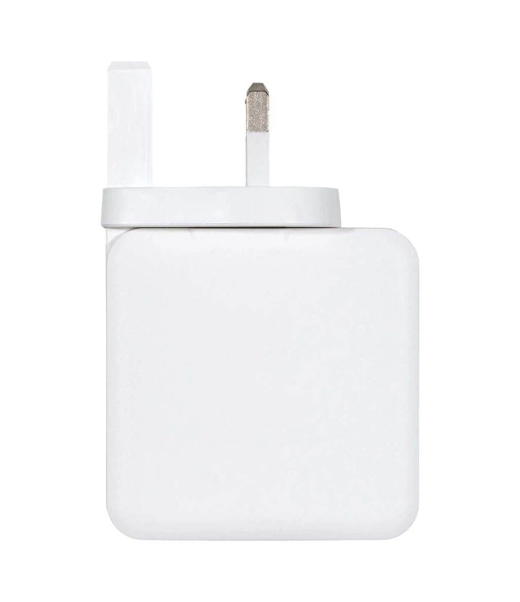 VIVANCO dual USB-C wall charger with two stacked Type-C connectors