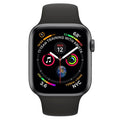 Refurbished Apple Watch Series 5 40mm smartwatch with dark strap, black watch face