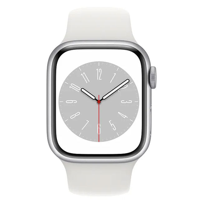 Apple Watch Series 8 41mm smartwatch with starlight sport band