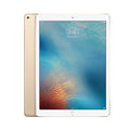 Refurbished iPad 6 tablet in gold, front display with home button visible