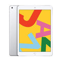 Refurbished silver iPad 7 Wi‑Fi tablet with front display and home button.