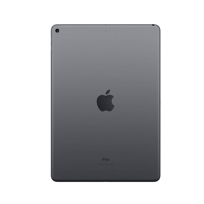 Space Grey iPad Air tablet back with Apple logo centered