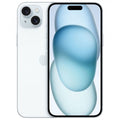 Refurbished iPhone 15 Plus unlocked smartphone, light silver back with dual cameras